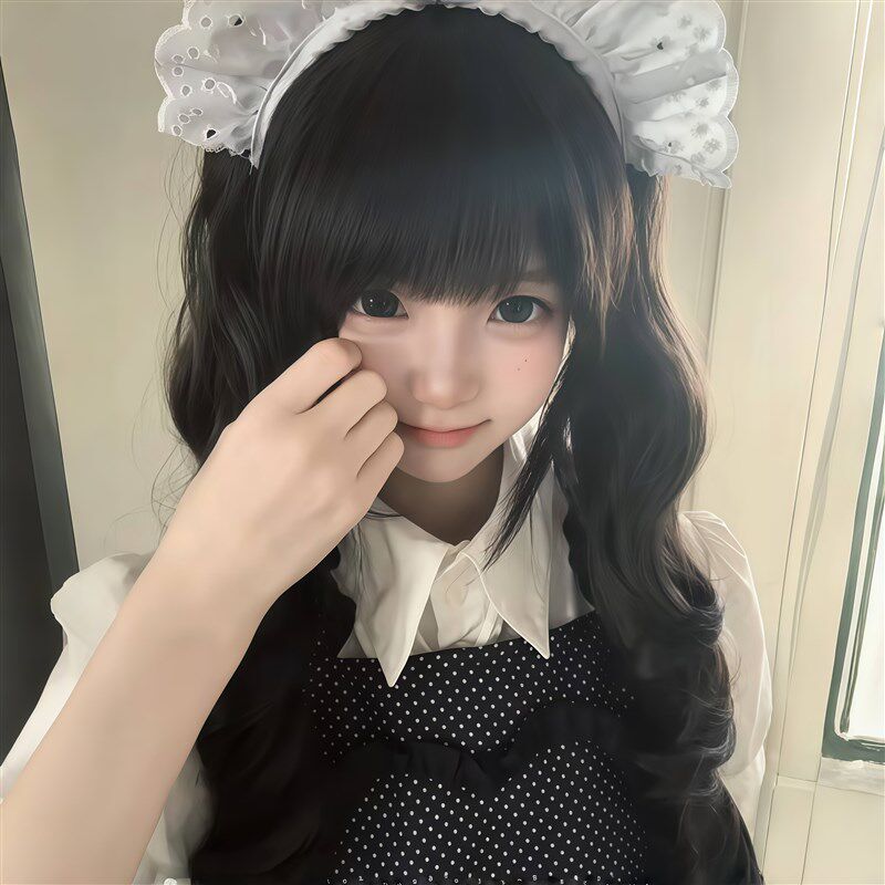假发女双马尾自然可爱Lolita洛丽塔短发抓夹长卷发doll萝莉全头套