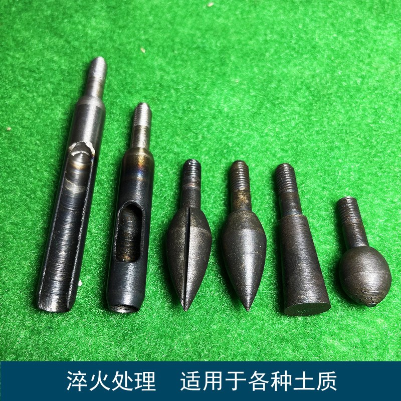 高强度60锰钢洛阳铲扎杆考古探针套装测高杆下线器找漏水勘探工具图片