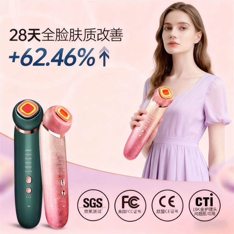 家用美容仪脸部按摩仪提拉紧致面部导入仪清洁嫩肤法令纹抗皱冰敷