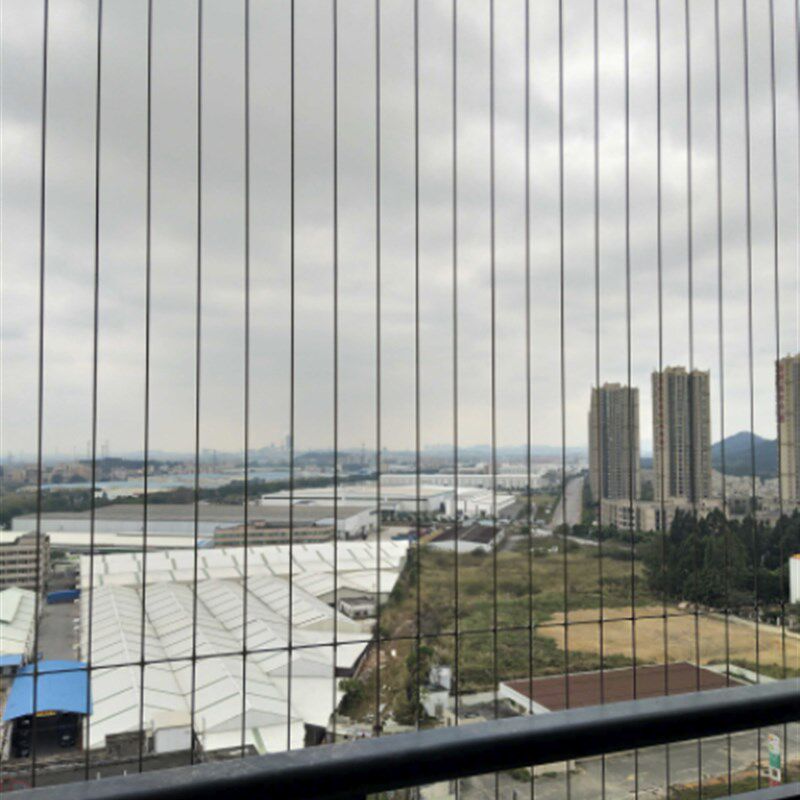 常州304不锈钢隐形防护网2.5粗钢丝防盗网儿童防护栏纱窗金坛无锡
