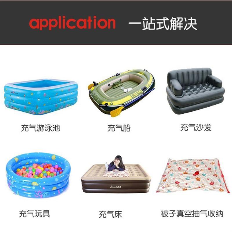 车载电动打气机家用大功率220V充气床垫帐篷橡皮艇多功能打气筒
