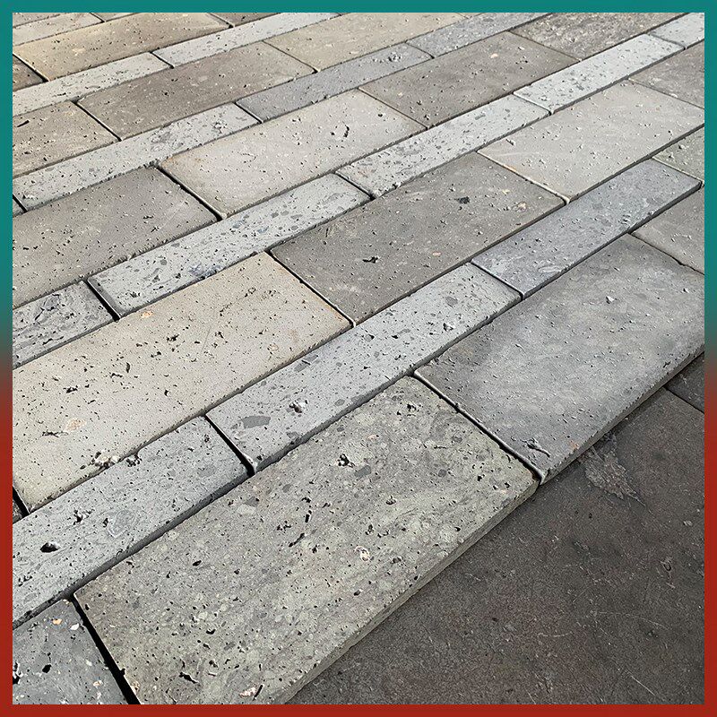 仿古青砖墙砖 中式古建砖土窑黏土青砖切片青砖片青砖小灰砖贴片