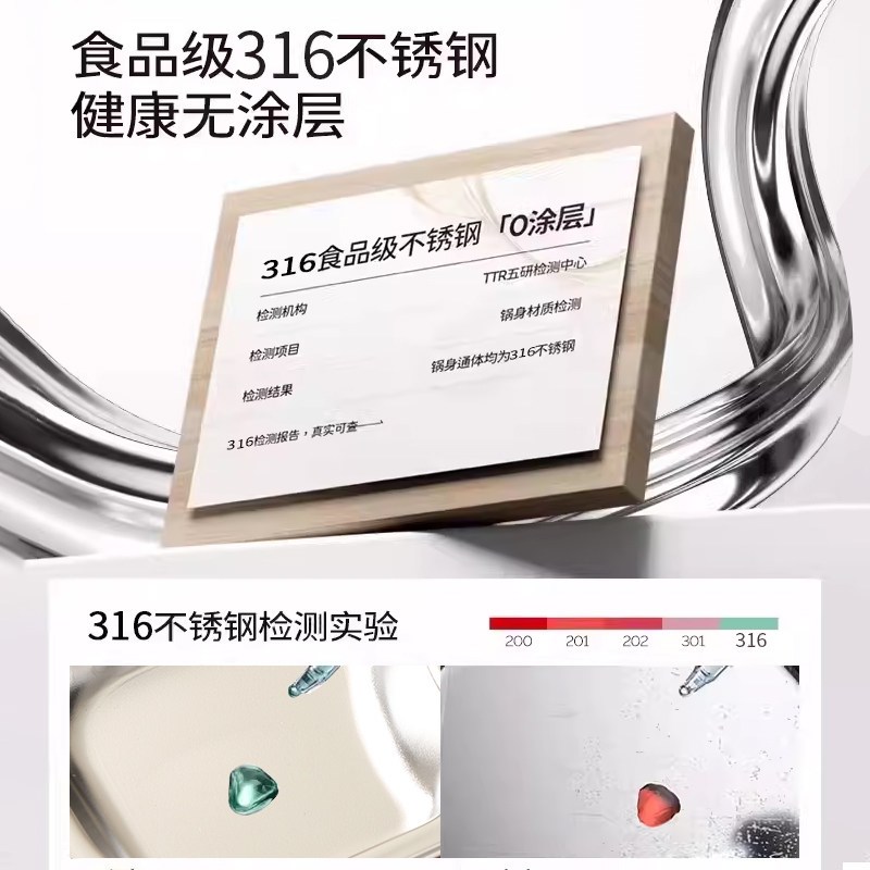 饭盒小学生儿童饭碗316不锈钢带盖餐具带手柄汤碗吃饭专用防烫碗