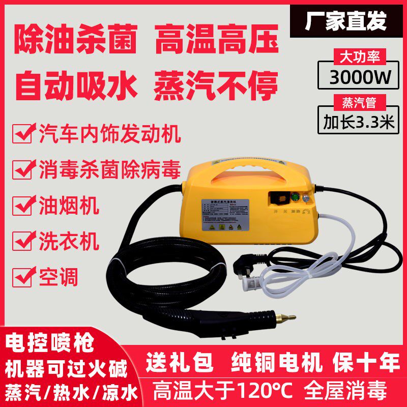 高压高温蒸汽清洁机家用清洗机多功能家电空调油烟机消毒机洗车机