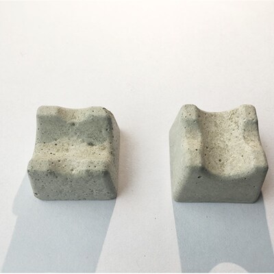水泥垫块混凝土垫块钢筋保护层板筋垫块房建垫块楼板垫块15-20mm