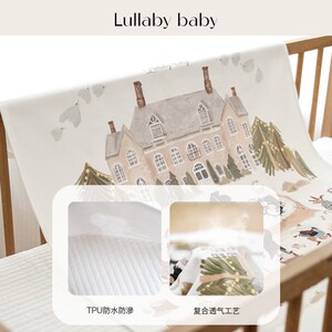 lullabybaby婴儿隔尿垫防水可水洗新生儿宝宝隔尿垫儿童床垫四季