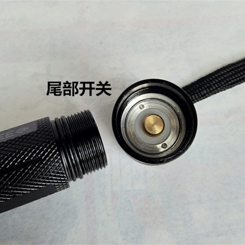 强光手电筒T6/L2 10W远射变焦迷你强光手电筒 五档可伸缩调焦