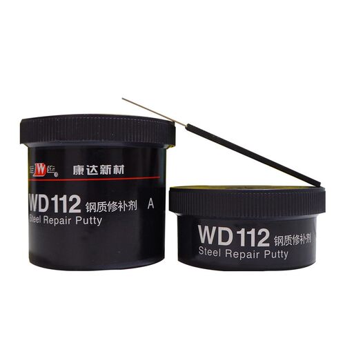 上海康达万达WD112钢质修补剂金属不锈钢用修补胶耐高温防水500g