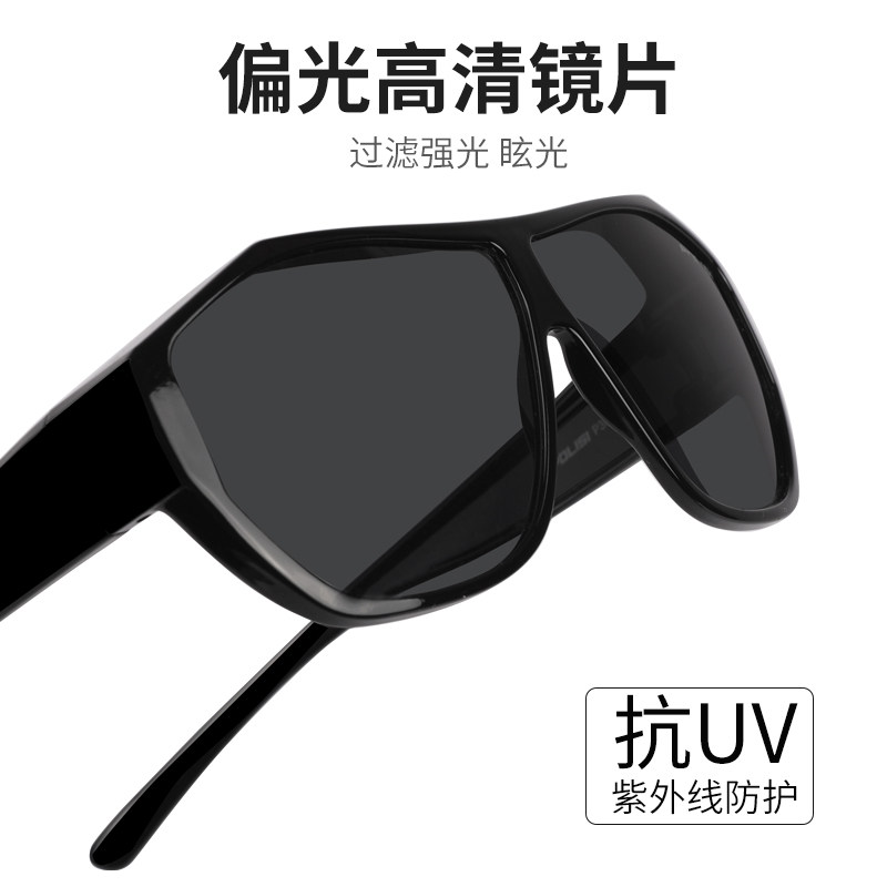 近视太阳镜套镜男士偏光防紫外线司机开车驾驶专用夹片眼镜墨镜女