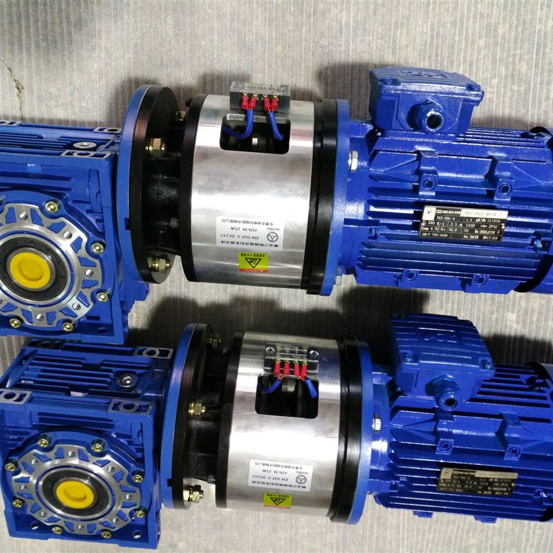 电磁制动器电磁离合器24V通电抱死断电松开干式单片电磁刹车器24V