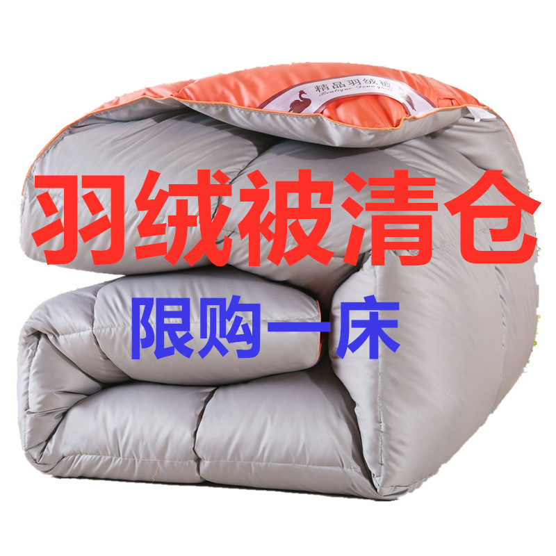 丝绒被子羽丝绒被加厚保暖冬被被芯暖和学生宿舍单双人春秋被8斤