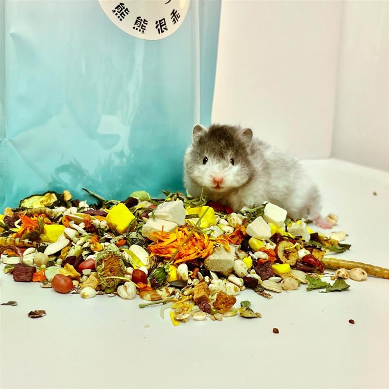 熊熊很乖自制金丝熊口粮鼠粮仓鼠全价长肉爱吃美毛仓鼠粮食推荐