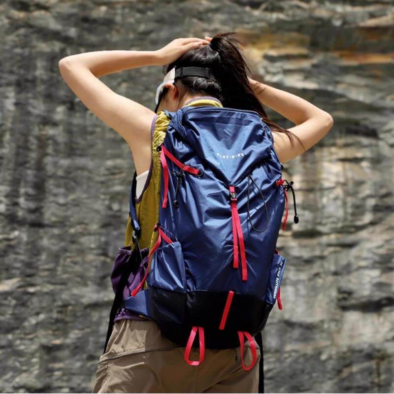 户外登山包轻便大容量防水徒步双肩包男女露营旅游防泼水运动背包