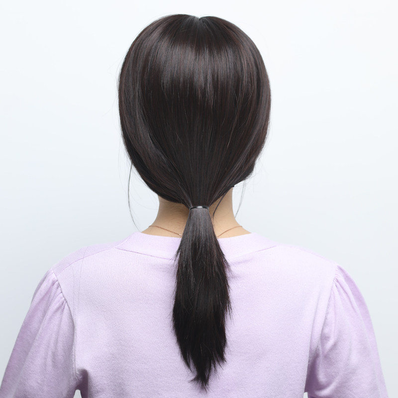 假发女长发全头套式直发逼真自然圆脸中老年女士妈妈款整顶发套夏