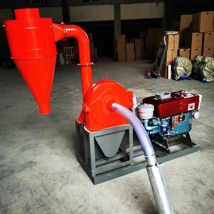 400-500KG产量自吸式粉碎机23型35型齿盘打粉机 玉米粉碎磨面机