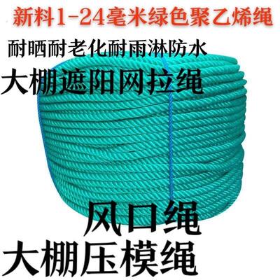 尼龙绳子软绳耐磨拉绳晾衣绳压膜绳大棚绳吊秧绳聚乙烯塑料绳