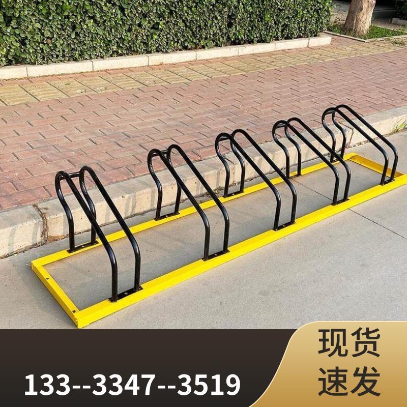 电动车摆放架单车停车位架不锈钢停车架卡位式锁车架自行车停放架