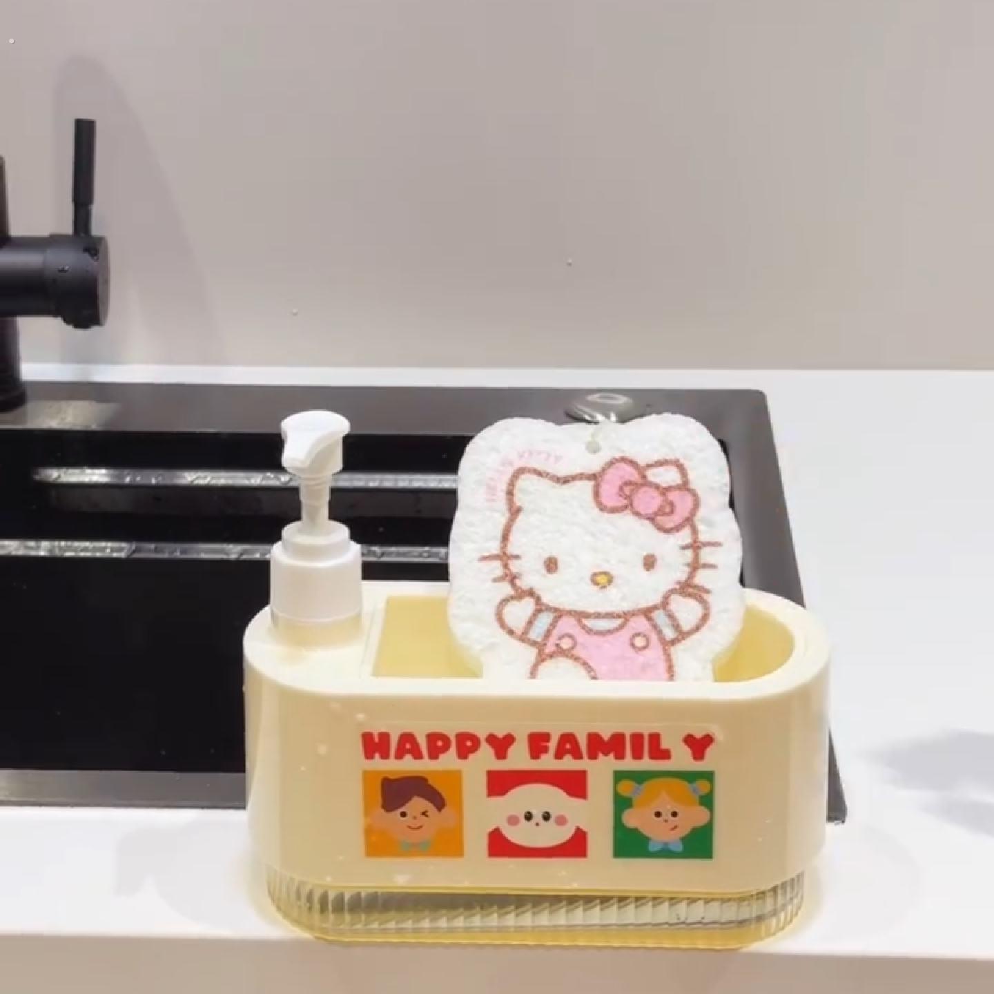 高颜值洗洁精乳液瓶厨房家用分装按压式分装瓶按压器创意收纳盒