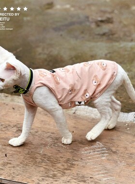 山不让尘,川不辞盈日单futa夏季薄款吊带无袖无毛猫德文衣服