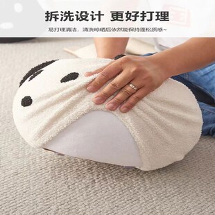 网红创意羊羔绒小板凳家用门口换鞋凳客厅卧室装饰凳简约入户矮凳