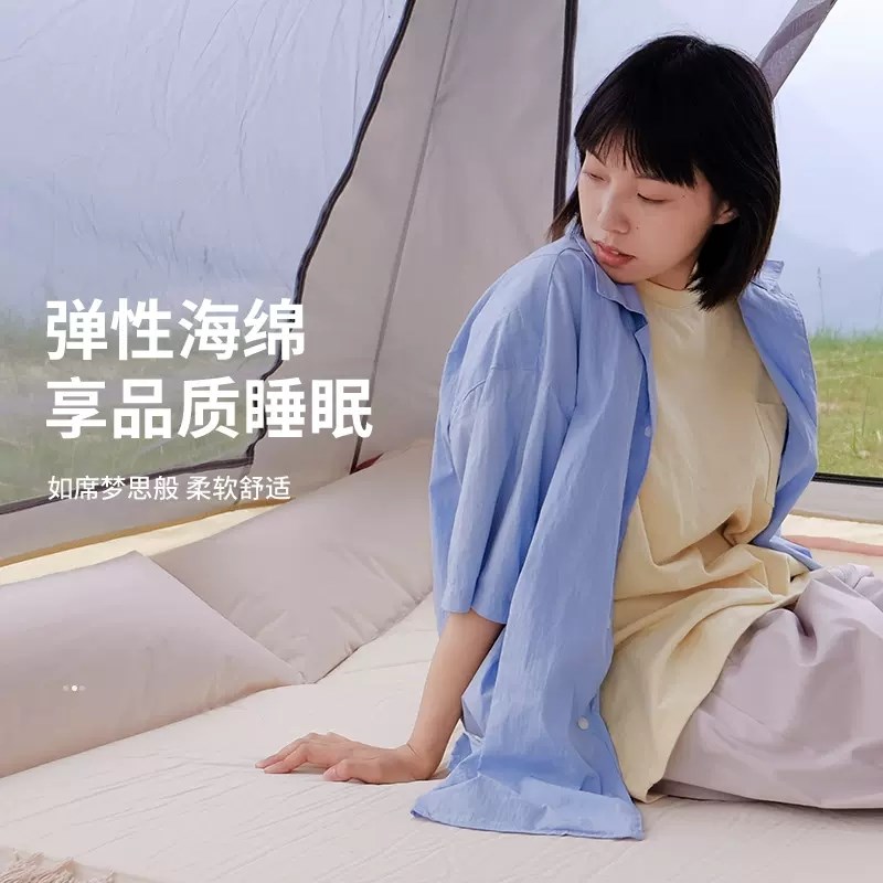 自动充气垫户外帐篷睡垫防潮垫加厚野营地垫露营充气床垫午休便携