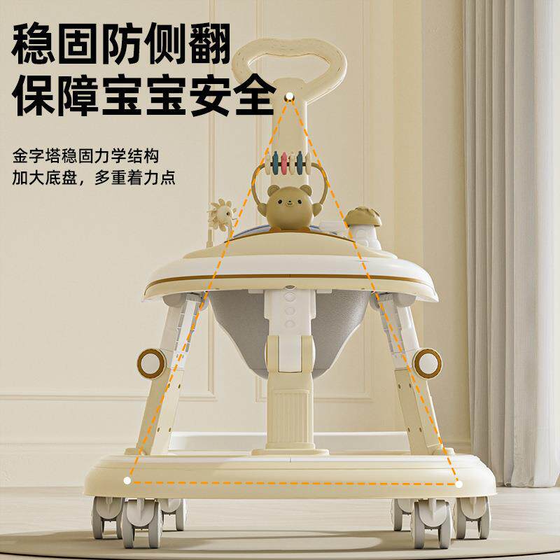 婴儿学步车6到18个月多功能婴幼儿宝宝儿童三合一学行车2025新款