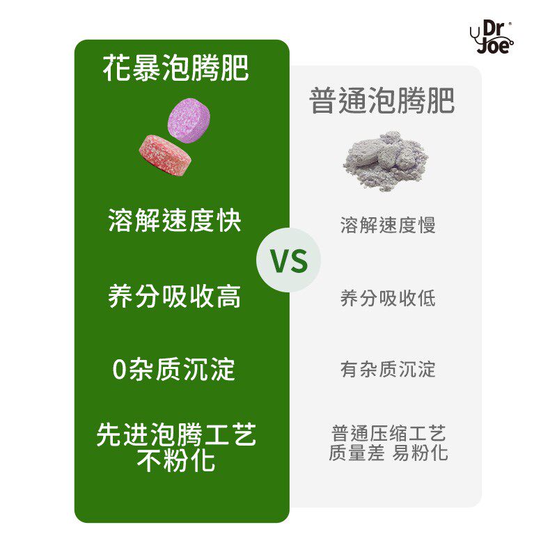 进口花暴泡腾片水溶肥料养花通用型氮磷钾多肉兰花盆栽绿植花卉