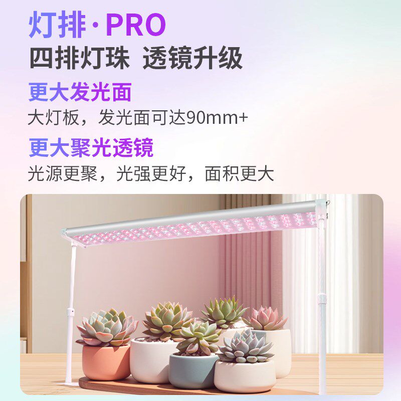 多肉补光灯全光谱家用热植绿植生长灯上色防徒长防太阳植物补光灯