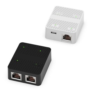 千兆网线一分二交换机同时上网IPTV电脑转接头屏蔽高速网络一分二