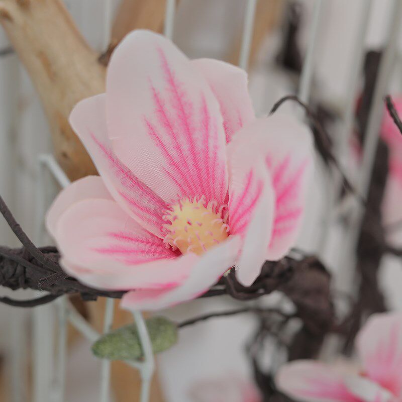 装饰花藤花艺室内挂壁兰花花蔓假花仿真花藤条玉兰花花墙背景墙