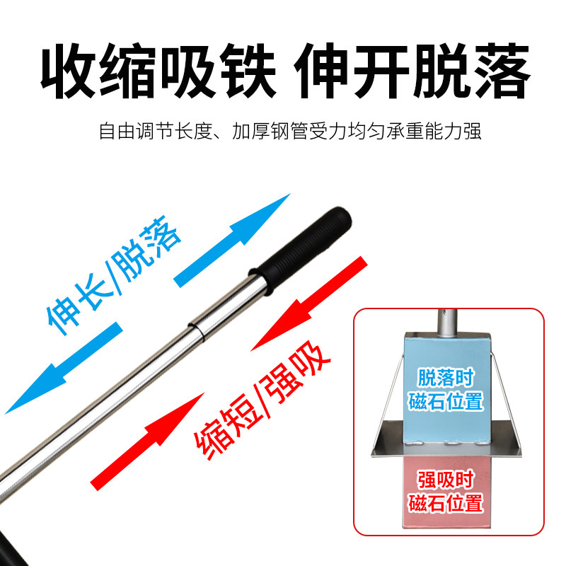 吸铁石强力磁铁永磁捡拾吸铁器除铁销铝膜铁屑拾铁器捡铁器超强磁