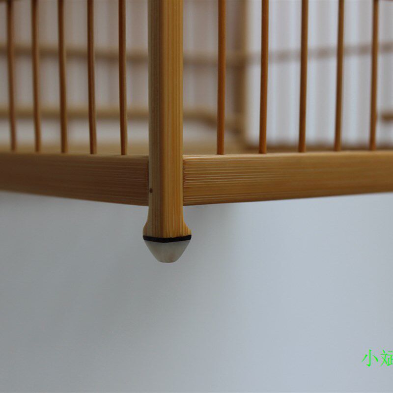 鸟笼绣眼笼竹制留青抛光老虎脚板笼南京款式榫头笼绣眼鸟笼苏式笼
