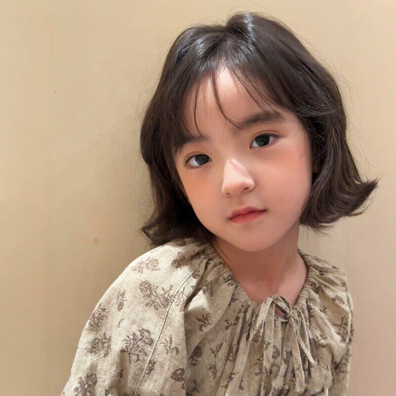 儿童假发假发套自然可爱公主翘翘头BOBO头短发摄影假发套女童