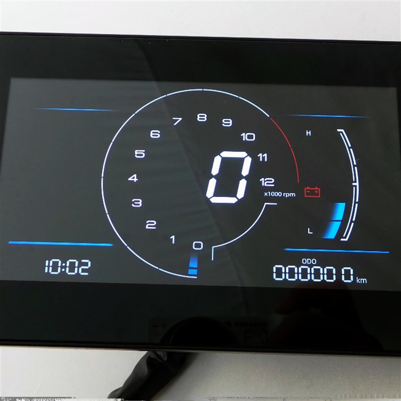 摩托车骑士车改装液晶仪表高清显示码表里程表时速转速表