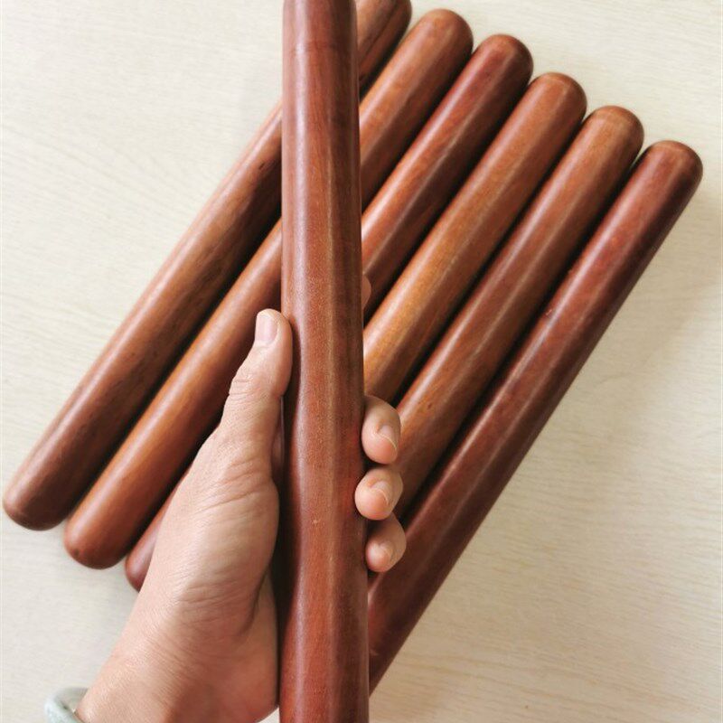 30*3实木圆头鼓锤锣鼓棍鼓槌 醒狮鼓棍大锣鼓鼓棒 舞狮舞龙扒龙舟