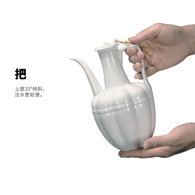 仿宋执壶注子瓜棱点茶注壶水壶单壶宋壶中式温酒壶汤瓶茶百戏斗