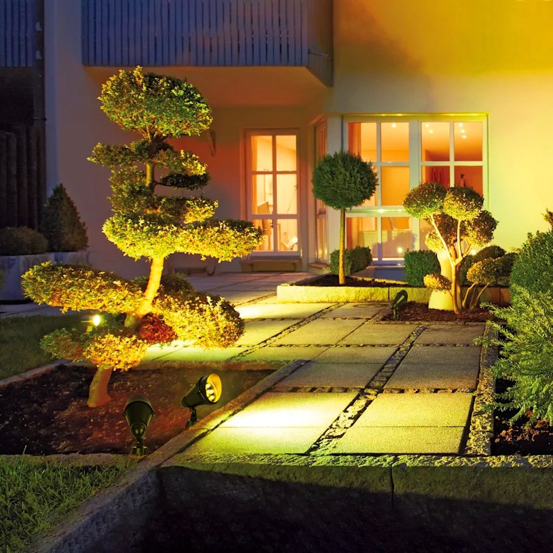 室外照树灯插地灯led投射灯投光灯户外防水庭院灯花园家用草坪灯