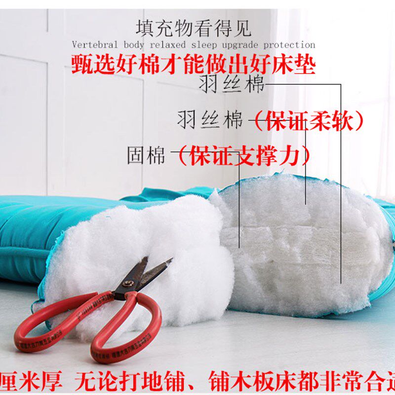 冬天保暖神器日式榻榻米地垫可折叠羊羔绒地铺懒人床加厚羊毛床垫