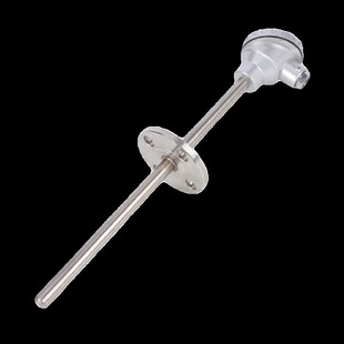 DN50 法兰连接热电阻wzp PT100 450 三线 430 插深800mm