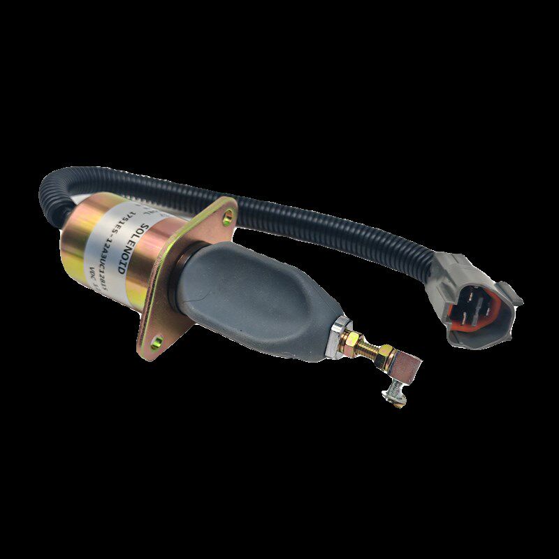 挖掘机配件住友75洋马4TNE94 NE98发动机熄火电磁阀熄火开关12V24