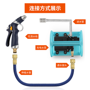 充电水泵家用浇菜神器浇水机田园户外水泵洗车浇花自吸式抽水泵