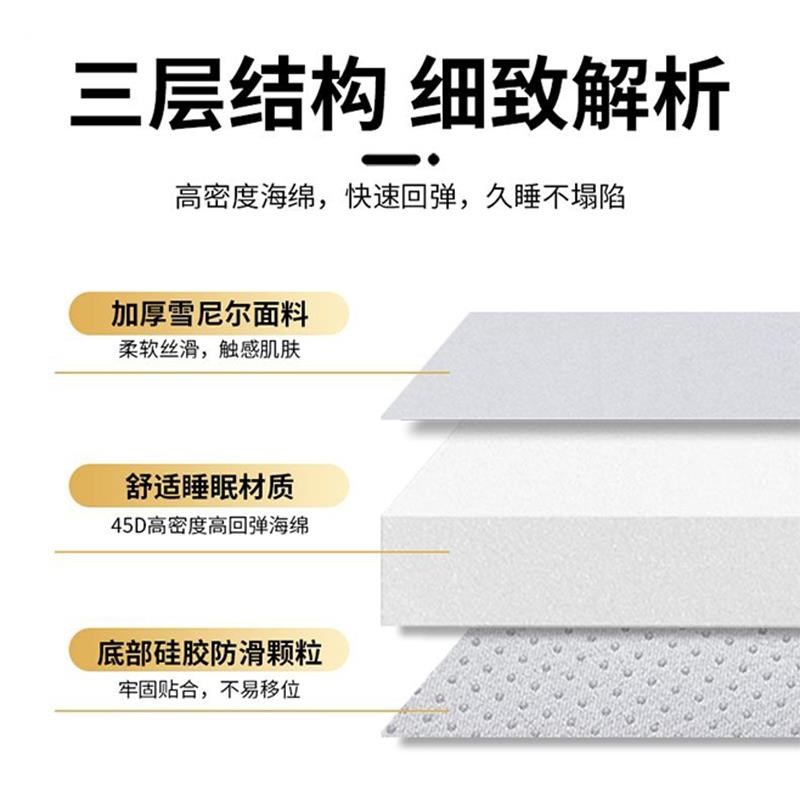 岚图FREE专用汽车海绵床垫后排睡觉神器可折叠免充气车载旅行床垫