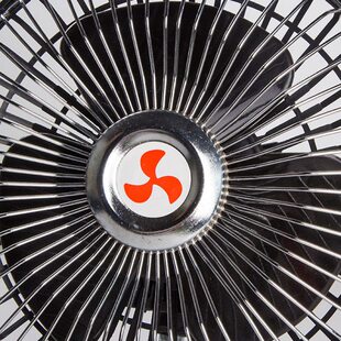 货车车载电风扇吸盘汽车用12V24伏大功率挖机静音可摇头6寸小轿车