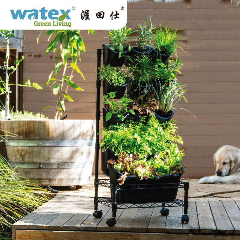 绿植物背景墙绿化阳台单面落地种植盆户外庭院花盆垂直绿化植物墙