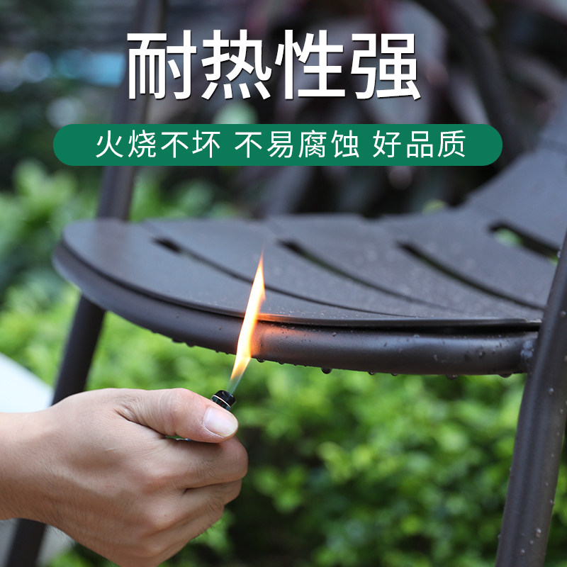 户外桌椅庭院休闲咖啡奶茶店花园露天塑料室外桌椅阳台桌椅三件套