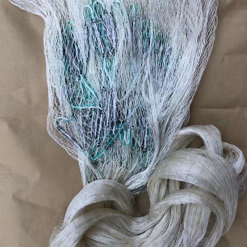 纯手工8编大力马线老式撒网手抛网尼龙线单丝线鱼线传统手撒旋网