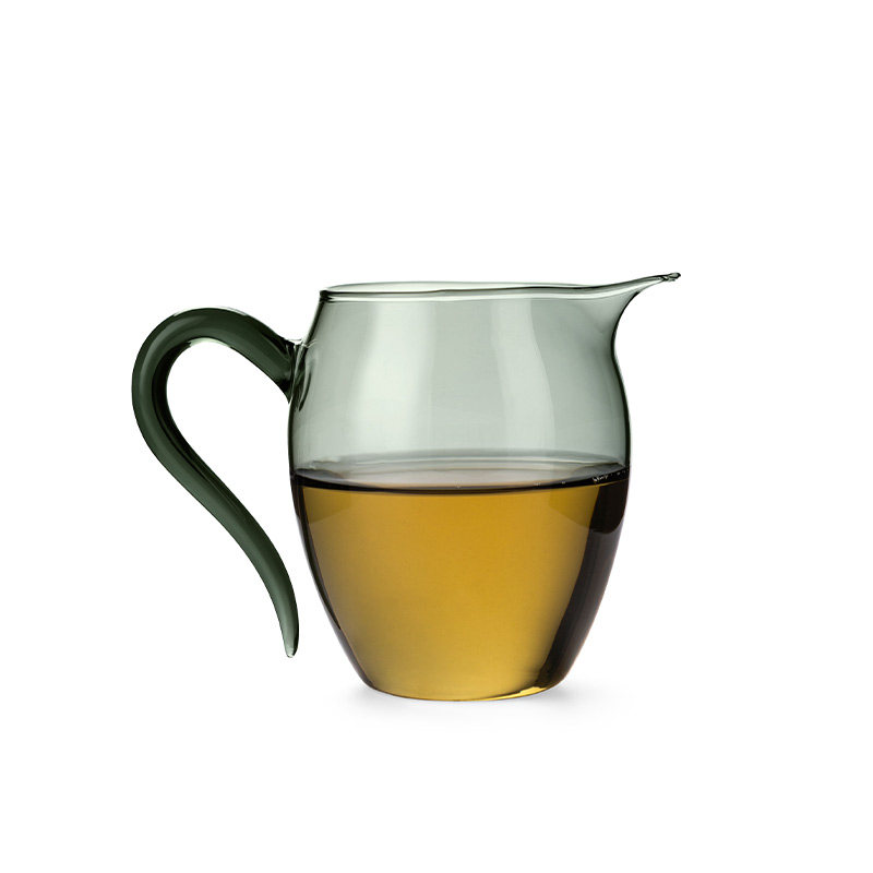 言和堂 玻璃日式公道杯耐热防烫大号茶海家用分茶器功夫茶具配件