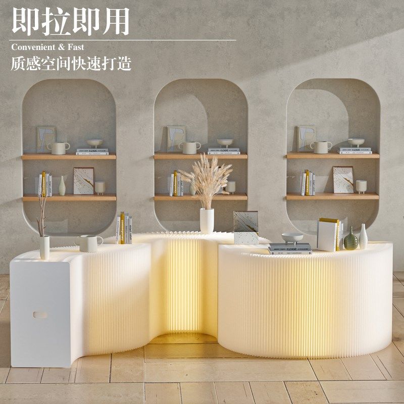 展示台发光展示柜货架化妆品展示架展会展览陈列置物摆放高端产品