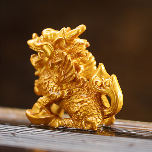 遇水变色麒麟茶宠摆件茶台茶桌装饰品功夫茶具零配件茶从宠趣玩