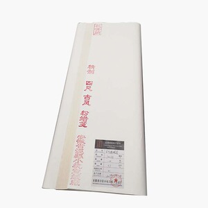 长青阁宣纸古风粉蜡笺李良东推荐八尺国展用纸书法半生熟仿古条屏